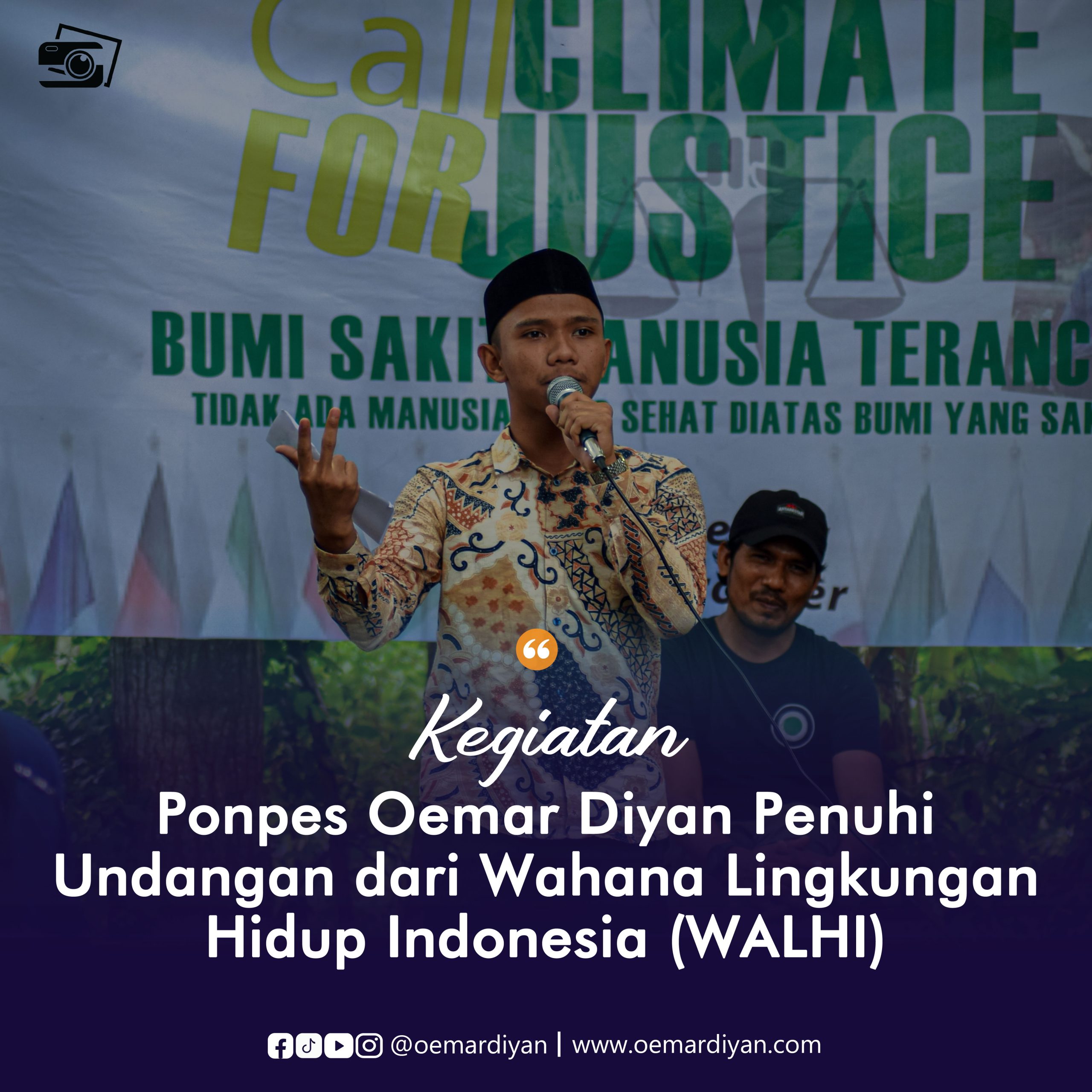 Ponpes Oemar Diyan Penuhi Undangan Wahana Lingkungan Hidup Indonesia (WALHI) Aceh