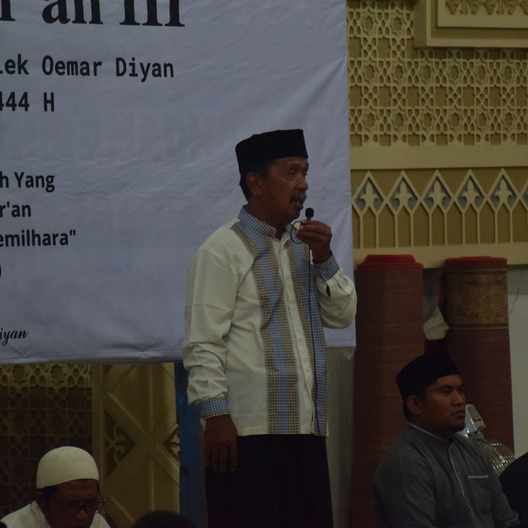 Pimpinan Pesantren Oemar Diyan Resmikan Kegiatan Daurah Ramadhan III