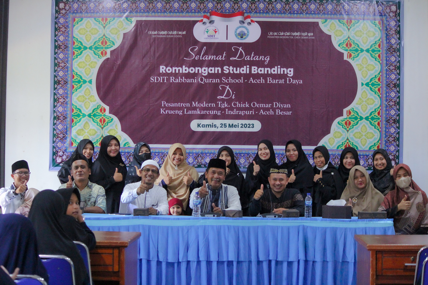 Oemar Diyan Jamu Studi Banding Rombongan SDIT Rabbani Quran School ABDYA