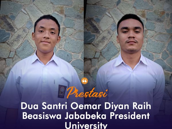 Dua Santri Oemar Diyan Raih Beasiswa Jababeka President University