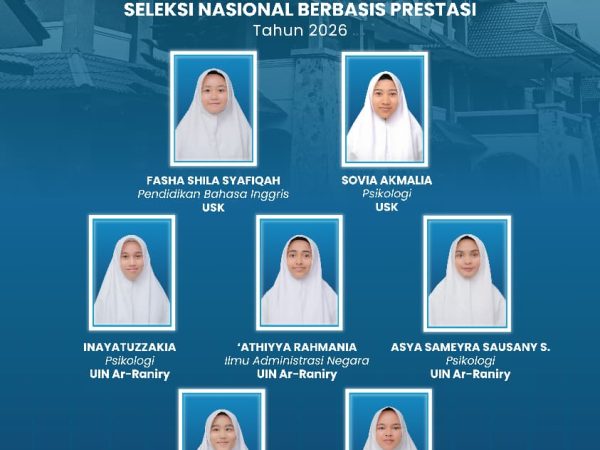 7 Santri MAS Tgk Chiek Oemar Diyan Lulus SNBP 2026